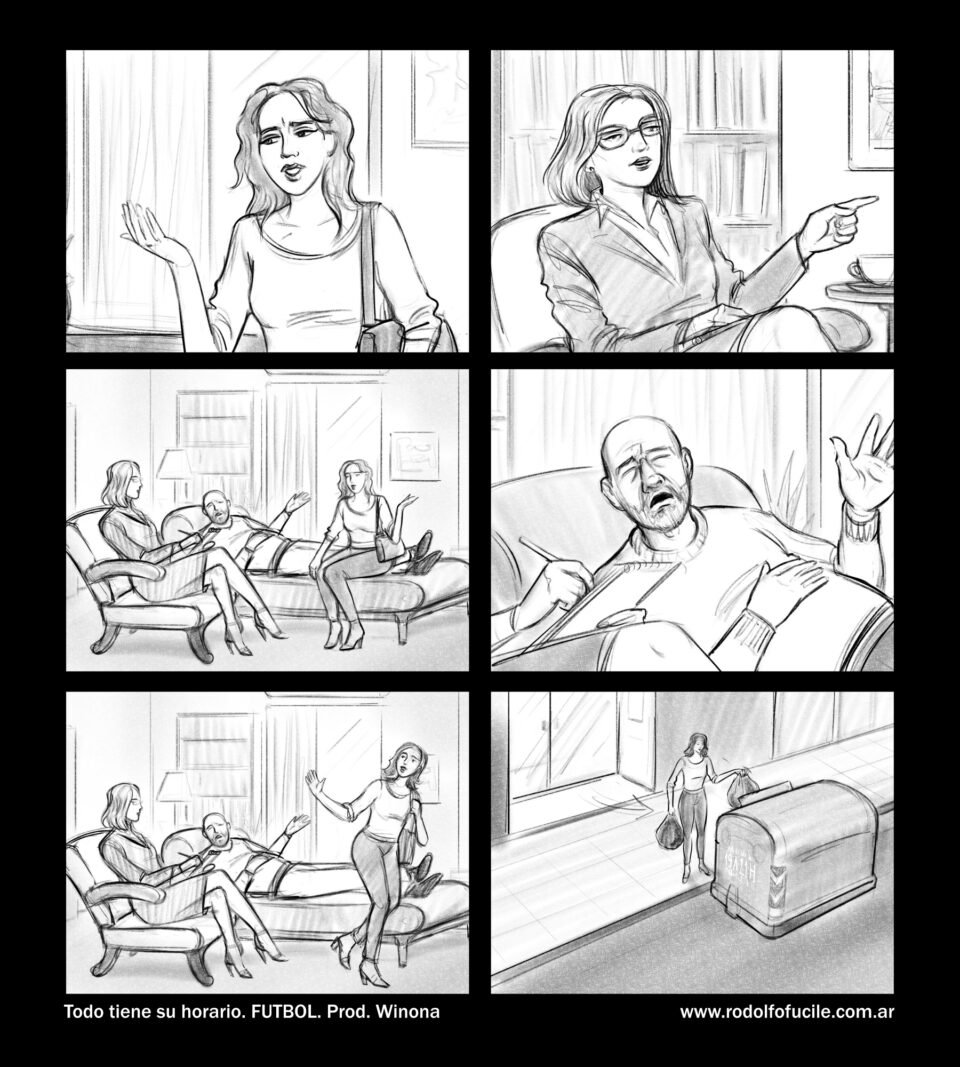 Storyboard Psicólga. Winona